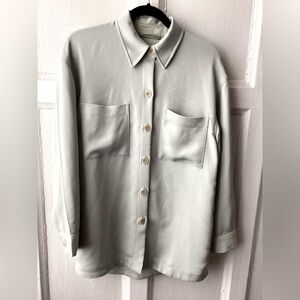 Babaton Light green Borna Shirt or Shacket